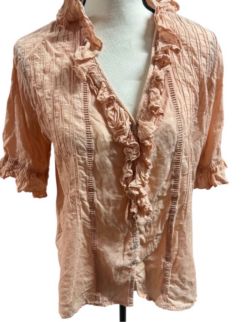 JP & Mattie Peasant Blouse Sz M